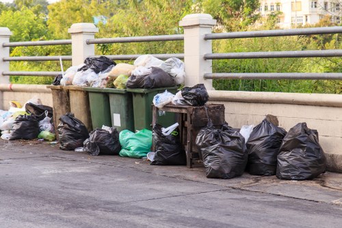 Smart waste management technology in use